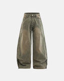 Retro Acid Wash Baggy Cargo Pants | Inflation Streetwear