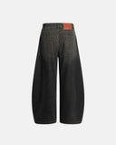 Vintage Leopard Print Barrel Jeans | Inflation Streetwear