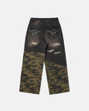 Camo Digital  Printing Baggy Jeans | Inflation Streetwear