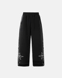 Stitching Spray-Painted Graffiti Sweatpant | Inflation Streetwear