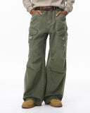 Garment Wash Ripped Cargo Pants | Inflation Streetwear