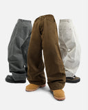 Stitching Flare Baggy Jeans | Inflation Streetwear