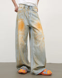 Acid Washed Dirty Baggy Jeans | Inflation Streetwear