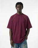 Contrast Color Stiching Stretch T-shirt | Inflation Streetwear