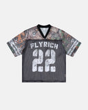 Camo Mesh Digital Print Jersey Tee | Inflation Streetwear