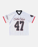 Pinstripe Number Mesh Jersey | Inflation Streetwear