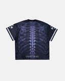 X-Ray Skeleton Graphic Mesh Jersey | Inflation Streetwear