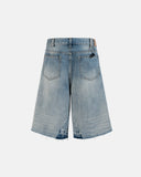 Frayed Longline Baggy Jorts | Inflation Streetwear