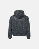 Faux Fur Washed Leopard Padded Coat | Inflation Streetwear