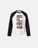 Color Block Portrait Long Sleeve Tees | Inflation Streetwear