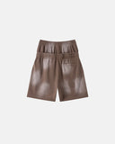 Double Waist Monkey Wash Sweat Shorts | Inflation Streetwear