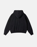 Monkey Washed Rhinestone Studded Zip Up Hoodie | Inflation Streetwear