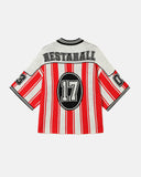 Vintage V-Neck Striped Knit Jersey | Inflation Streetwear