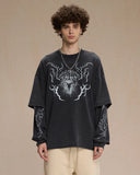 Retro Raw Edge Graphic Tees | Inflation Streetwear