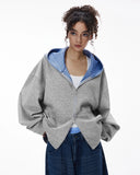 Boxy Fit Plaid Reversible Jacket | Inflation Streetwear