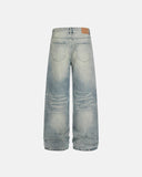 Colorful Rhinestone Straight Leg Jeans | Inflation Streetwear