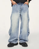 INFLATION Brand Washed Baggy Denim Pants