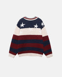 Colorblock Striped Jacquard Sweater | Inflation Streetwear