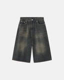 Washed Baggy Denim Jorts | Inflation Streetwear
