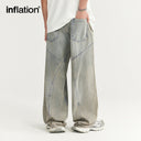 INFLATION Blue Washed Baggy Jeans