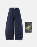 Colorful Rhinestones Ballon jeans | Inflation Streetwear