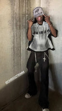 Super Raw Flared Baggy Jeans | Inflation Streetwear