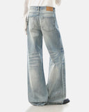 Colorful Rhinestone Straight Leg Jeans | Inflation Streetwear