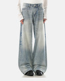 Colorful Rhinestone Straight Leg Jeans | Inflation Streetwear