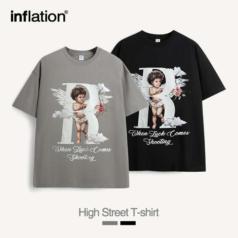 INFLATION Luminous Printing Streetwear Tees - INFLATION