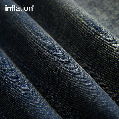 INFLATION Streetwear Multi Pockets Cargo Denim Pants