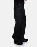 Asymmetric Buttons Bootcut Jeans | Inflation Streetwear