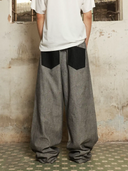 Distressed Reverse Design Baggy Jeans | Inflation Streetwear