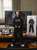 Stitching Spray-Painted Hoodies | Inflation Streetwear