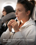 2-in-1 Travel Hoodie with Inflatable Neck Pillow | Inflation Streetwear