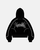 Stitching Spray-Painted Hoodies | Inflation Streetwear