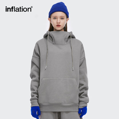 INFLATION Unisex High Collar Oversized Jogging Suit - INFLATION