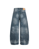 Bamboo Textured Barrel Jeans | Inflation Streetwear