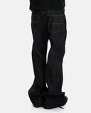 Asymmetric Buttons Bootcut Jeans | Inflation Streetwear