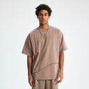 Stitching Batik Distressed Washed Tees | Inflation Streetwear