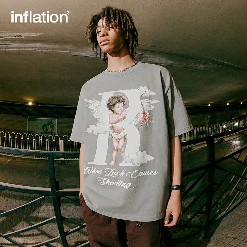 INFLATION Luminous Printing Streetwear Tees - INFLATION