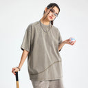 Stitching Batik Distressed Washed Tees | Inflation Streetwear