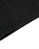 Asymmetric Button Raw Denim Jorts | Inflation Streetwear