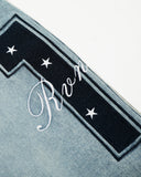 Star Embroidered Pocket Barrel Jeans | Inflation Streetwear