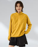 Breathable Grid Fleece Half-Zip Sweatshirt | Inflation Streetwear