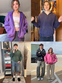 INFLATION Monkey Wash Zip Up Hooded Jacket