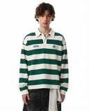 Green Rugby Polo Shirt | Inflation Streetwear